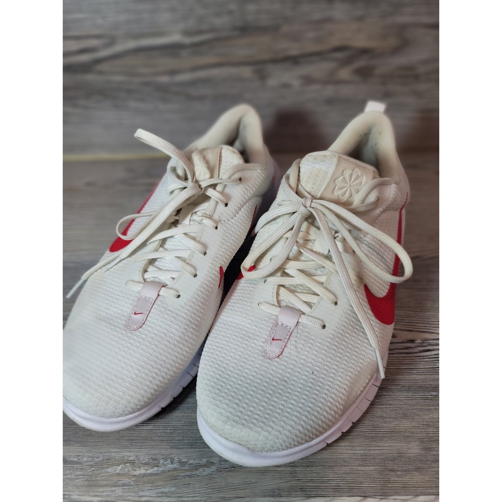 Size 7 - Nike Flex Experience Running 12 Extra Wide White University Red